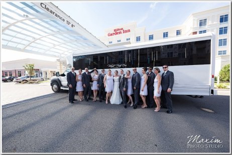 Eisenhardt Glavin Wedding Party Bus Rental - 2016 Outside Bus Shot
