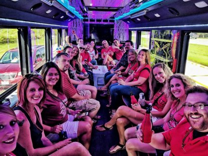 Head to a Ballgame in a Party Bus Limo