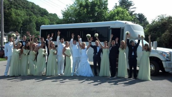 Wedding Fun on the Wright Party Bus!